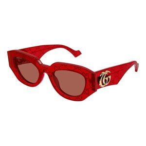 NEW GUCCI GG1421S 006 WOMEN RED SUNGLASSES